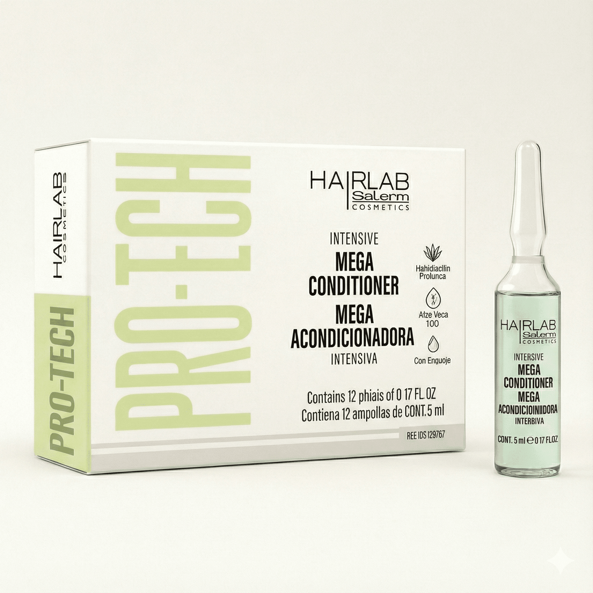 Salerm أمبولات مكثف الشعر بالألوة فيرا والكيراتين – إصلاح مكثف Salerm أمبولات مكثف الشعر بالألوة فيرا والكيراتين – إصلاح مكثف - Produit beauté Maroc | Shine Cosmetics